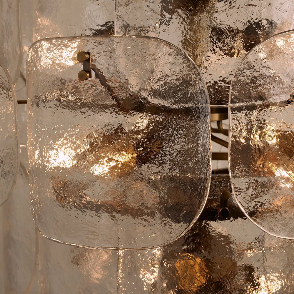Blaire Tiered Blown Glass Chandelier - Zelno Lighting