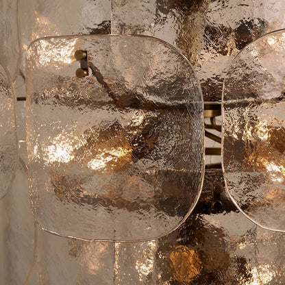 Blaire Tiered Blown Glass Chandelier - Zelno Lighting