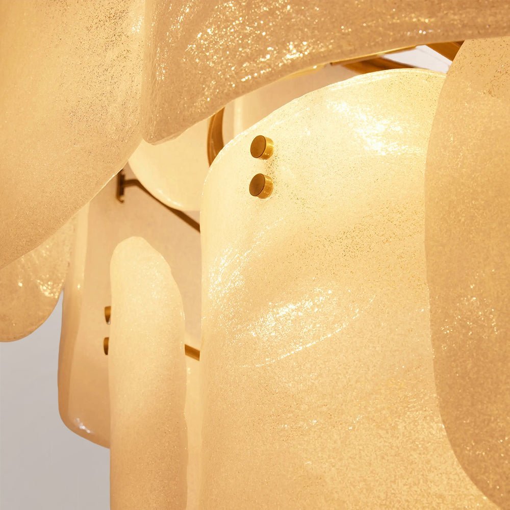 Blaire Tiered Blown Glass Chandelier - Zelno Lighting