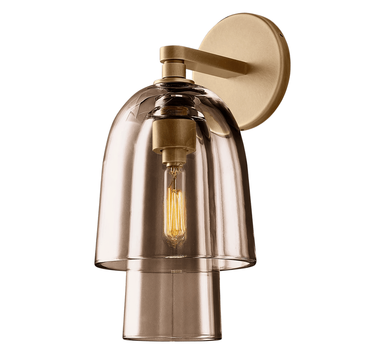 Blom Glass Flute Sconce - Zelno Lighting