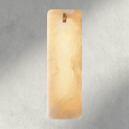 Calomota Glass/ Alabaster Sconce 13", 16" - Zelno Lighting