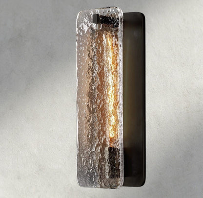 Calomota Glass/ Alabaster Sconce 13", 16" - Zelno Lighting