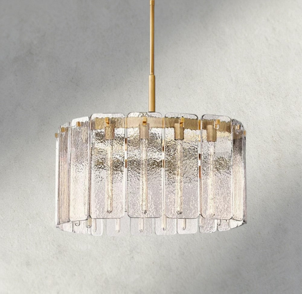 Calomota Glass Round Chandelier 36", 48", 60" - Zelno Lighting