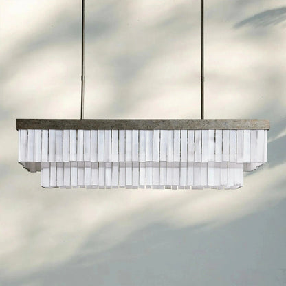 Cameron Rectangular Chandelier 49''59'' - Zelno Lighting