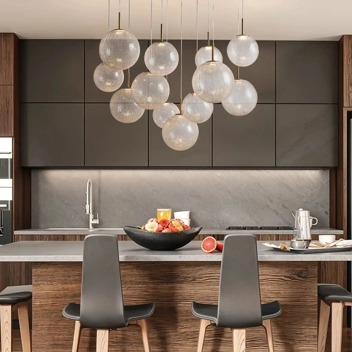 Casen Linear Chandelier 55", 65" - Zelno Lighting