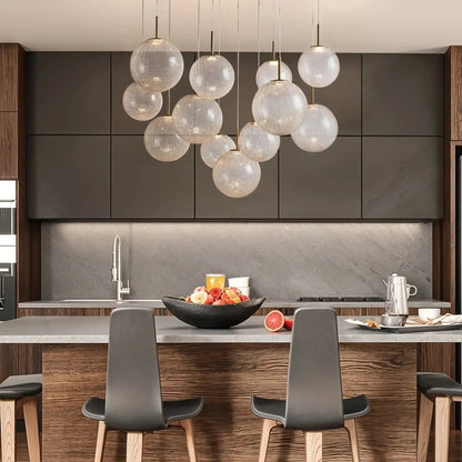 Casen Linear Chandelier 55", 65" - Zelno Lighting