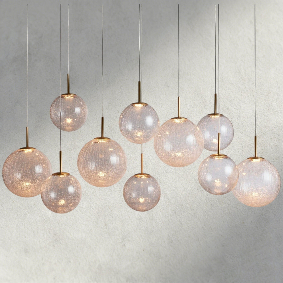 Casen Linear Chandelier 55", 65" - Zelno Lighting
