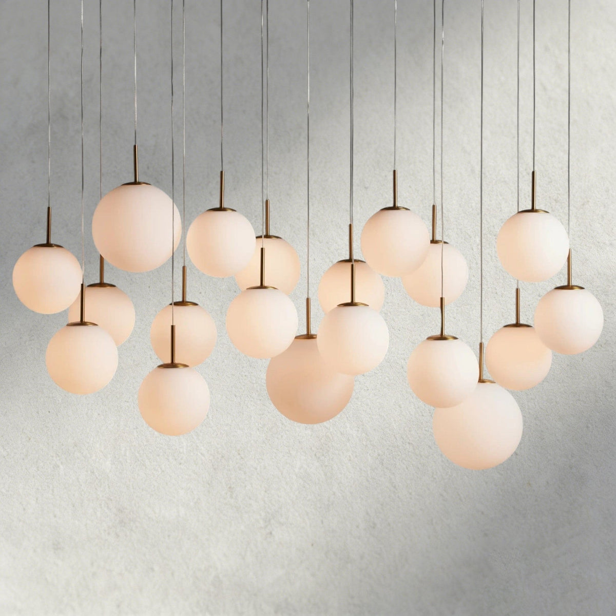 Casen Linear Chandelier 55", 65" - Zelno Lighting