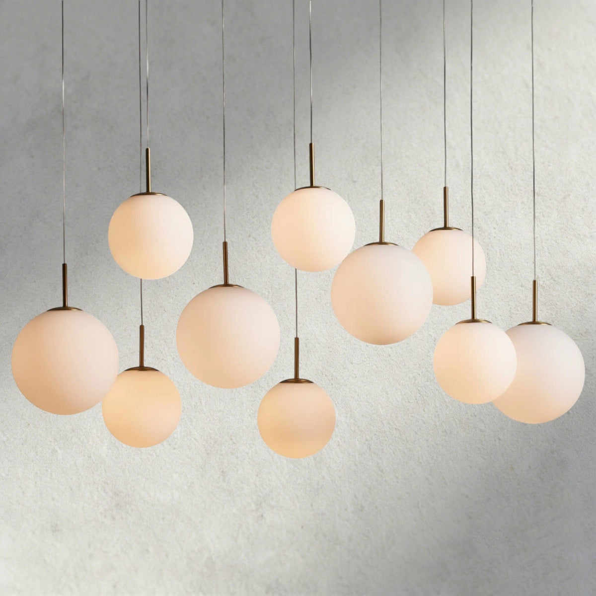 Casen Linear Chandelier 55", 65" - Zelno Lighting