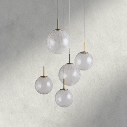 Casen Round Chandelier 20", 28", 34", 43" - Zelno Lighting