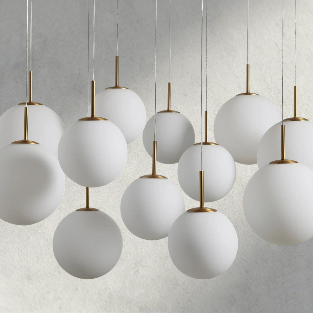 Casen Round Chandelier 20", 28", 34", 43" - Zelno Lighting