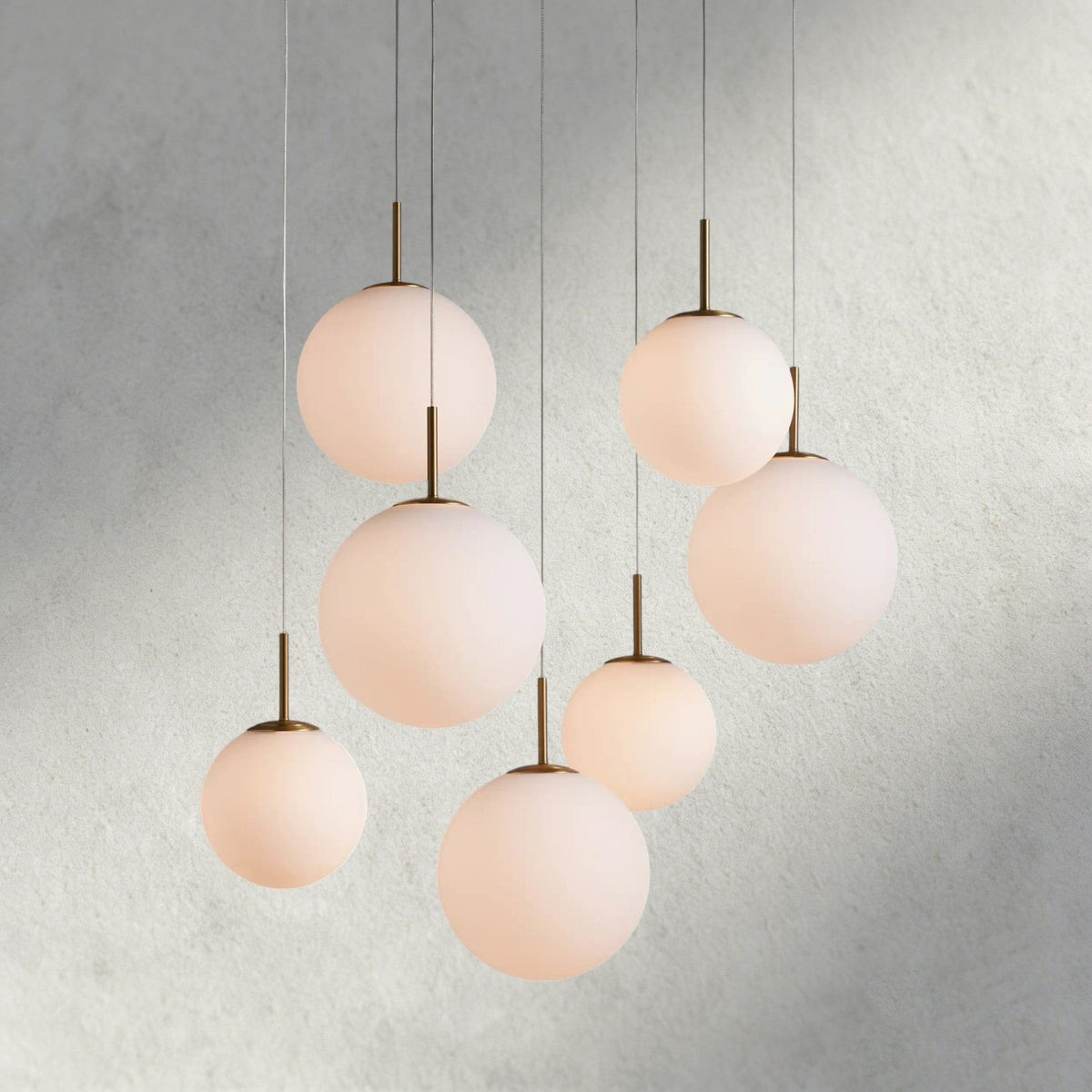 Casen Round Chandelier 20", 28", 34", 43" - Zelno Lighting