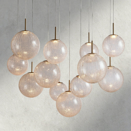 Casen Round Chandelier 20", 28", 34", 43" - Zelno Lighting