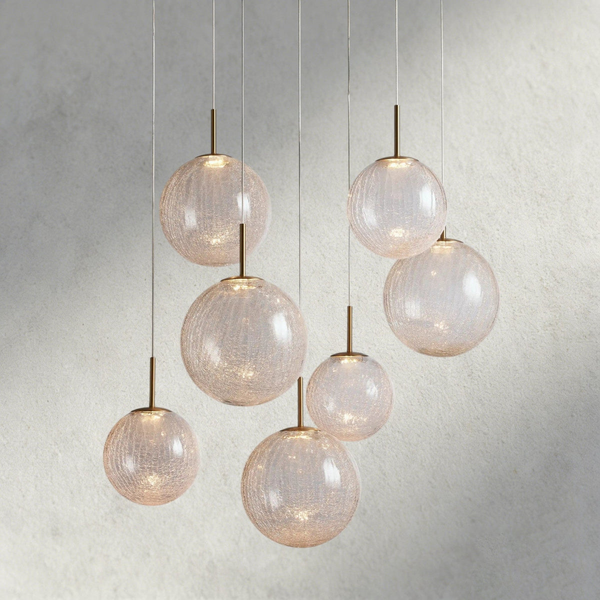 Casen Round Chandelier 20", 28", 34", 43" - Zelno Lighting
