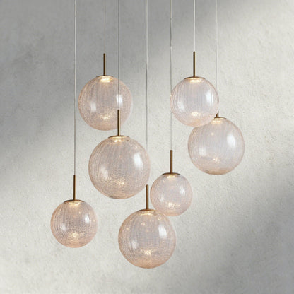 Casen Round Chandelier 20", 28", 34", 43" - Zelno Lighting