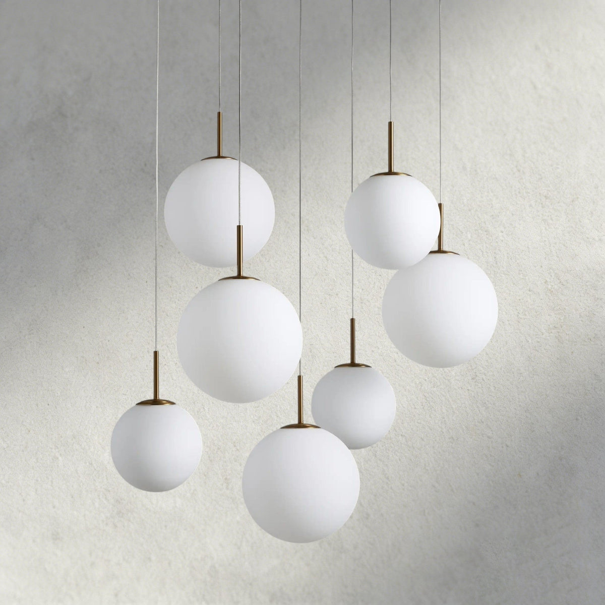 Casen Round Chandelier 20", 28", 34", 43" - Zelno Lighting
