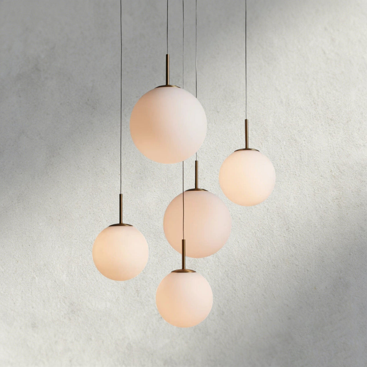 Casen Round Chandelier 20", 28", 34", 43" - Zelno Lighting