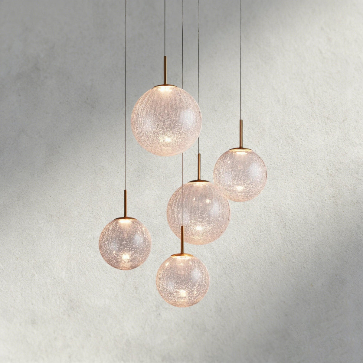 Casen Round Chandelier 20", 28", 34", 43" - Zelno Lighting