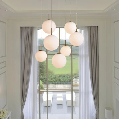 Casen Round Chandelier 20", 28", 34", 43" - Zelno Lighting