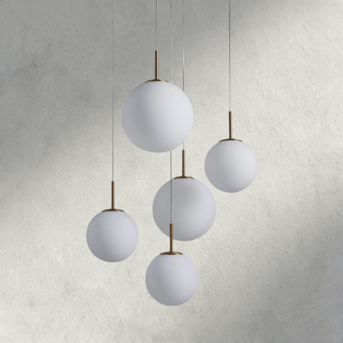 Casen Round Chandelier 20", 28", 34", 43" - Zelno Lighting