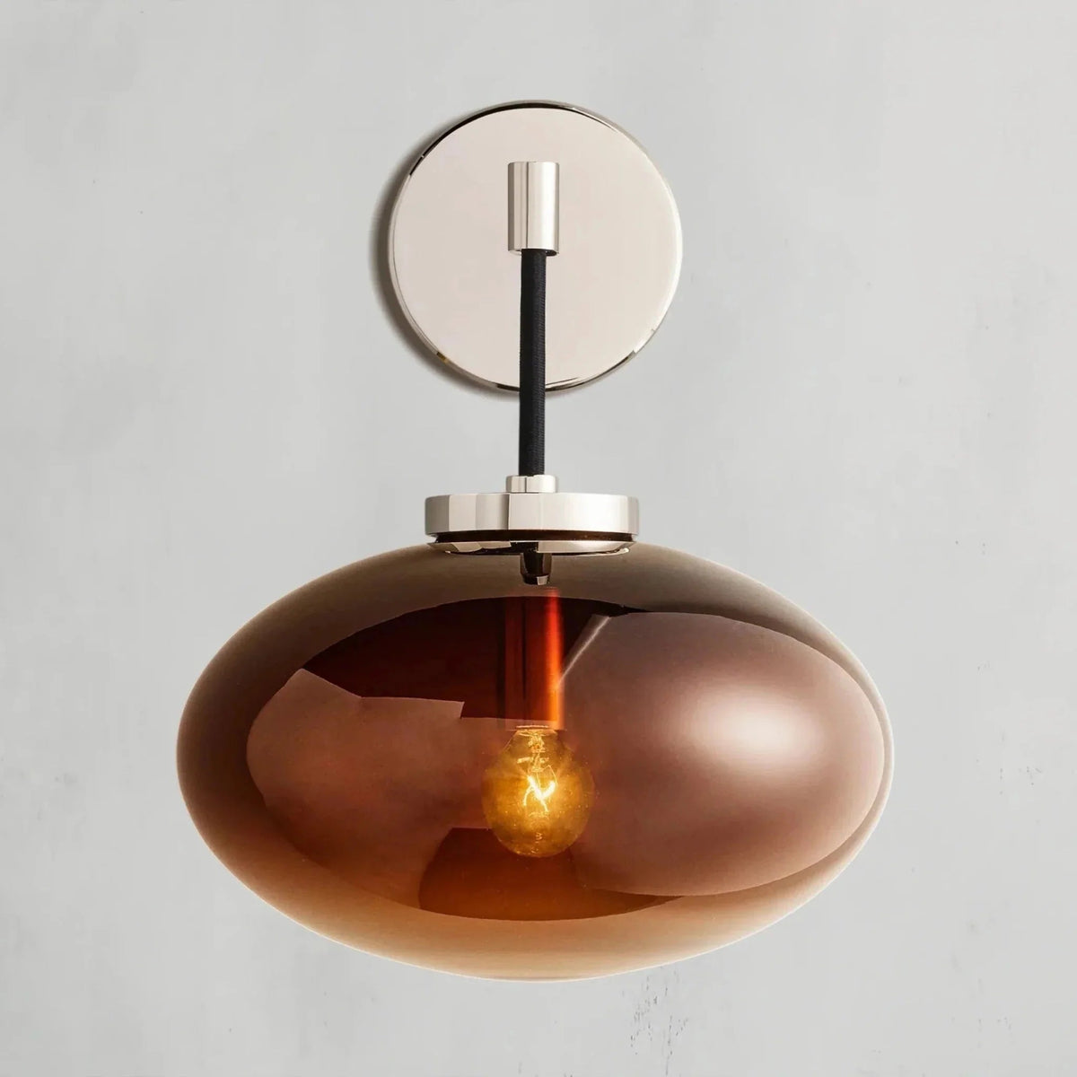 Cebret Glass Sconce - Zelno Lighting