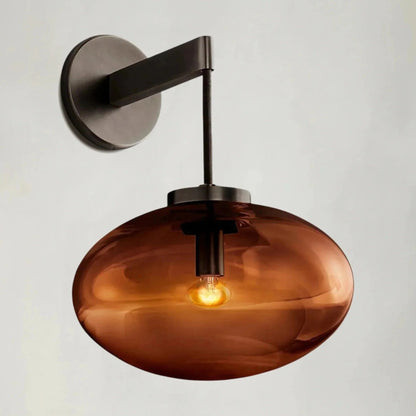 Cebret Glass Sconce - Zelno Lighting