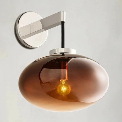 Cebret Glass Sconce - Zelno Lighting
