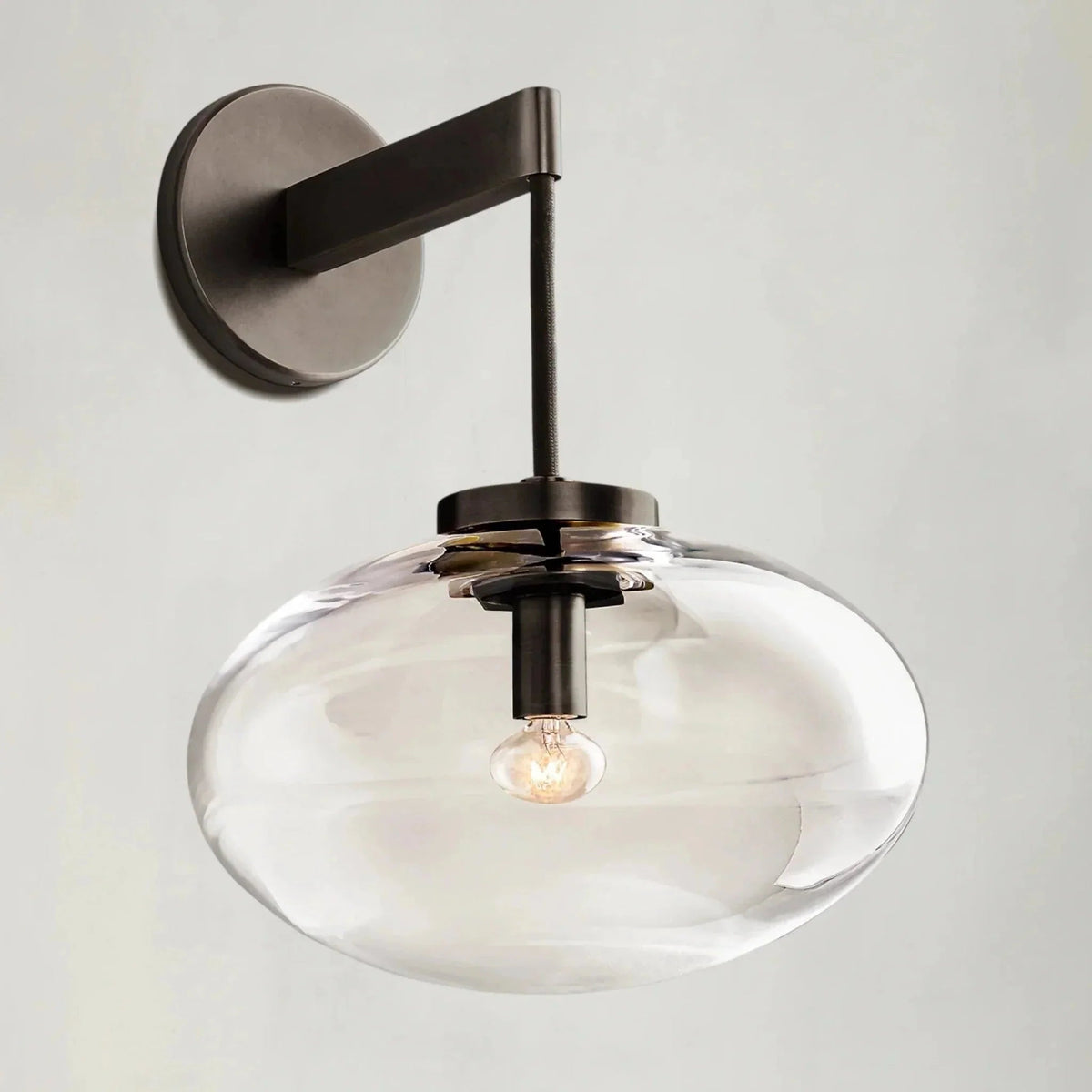 Cebret Glass Sconce - Zelno Lighting