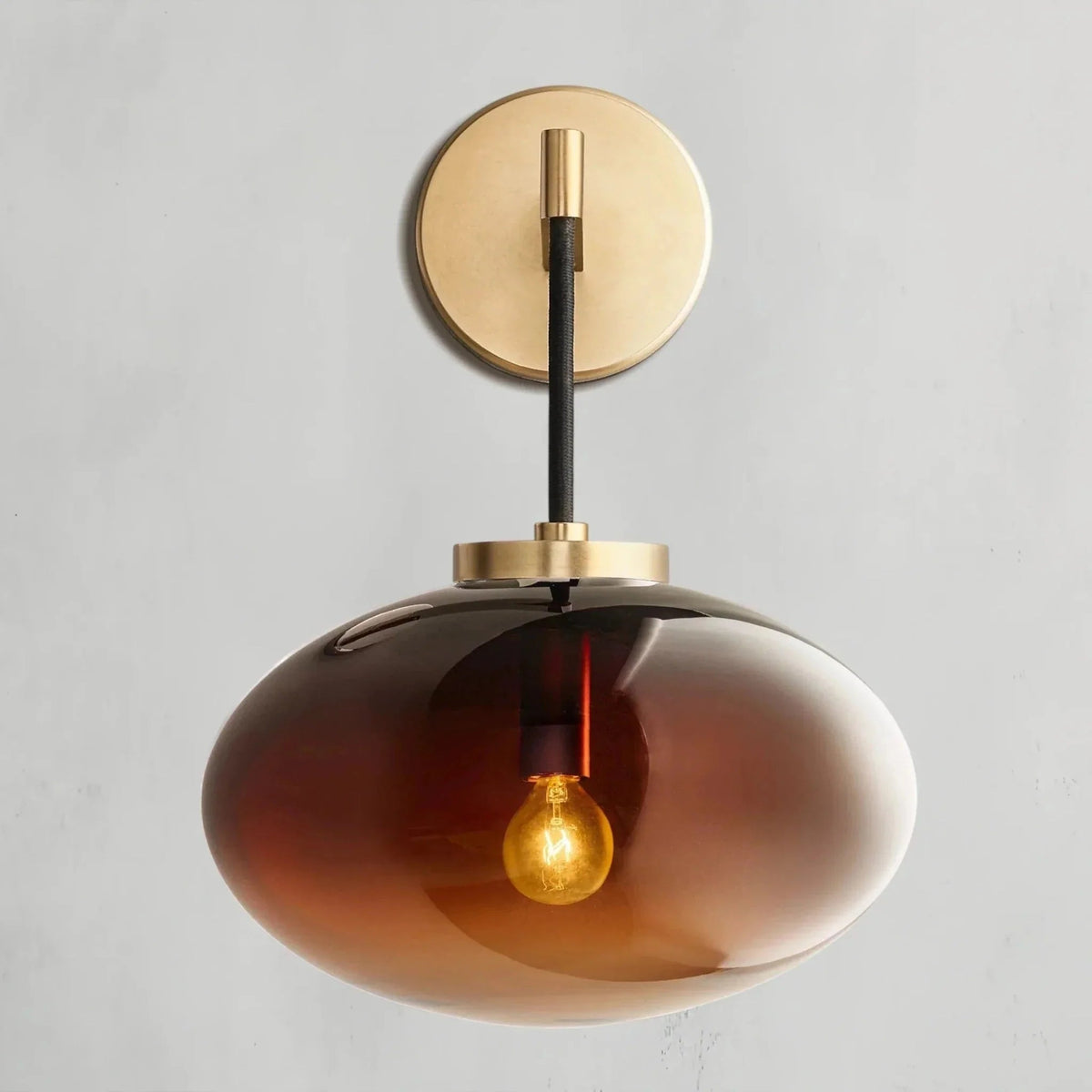 Cebret Glass Sconce - Zelno Lighting