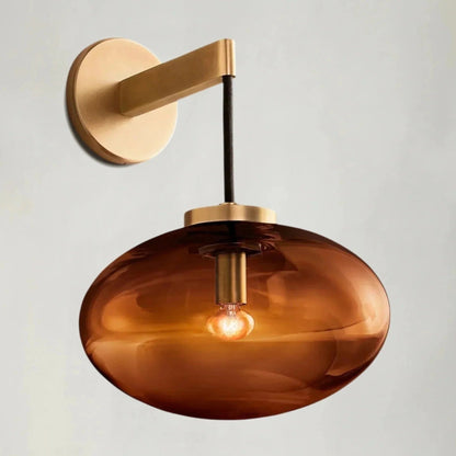Cebret Glass Sconce - Zelno Lighting