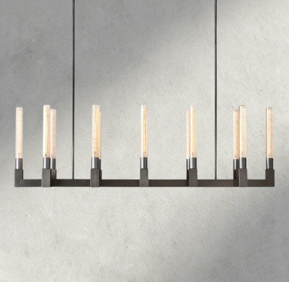 Cennela Linear Chandelier 55", 67" - Zelno Lighting