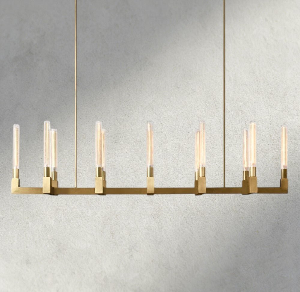 Cennela Linear Chandelier 55", 67" - Zelno Lighting