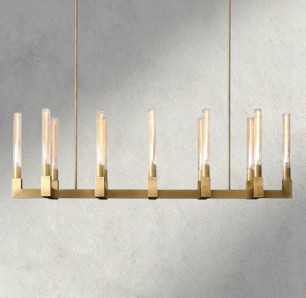 Cennela Linear Chandelier 55", 67" - Zelno Lighting