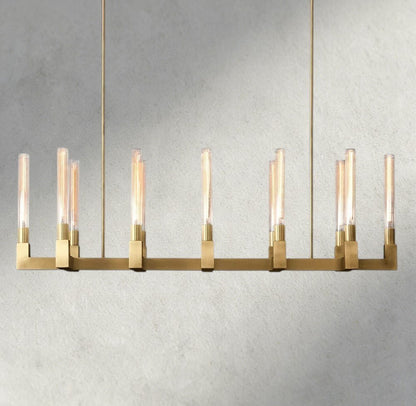 Cennela Linear Chandelier 55", 67" - Zelno Lighting