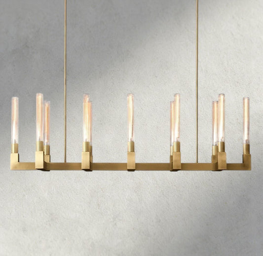 Cennela Linear Chandelier 55", 67" - Zelno Lighting