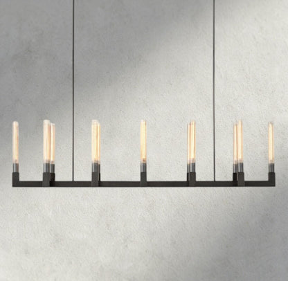 Cennela Linear Chandelier 55", 67" - Zelno Lighting
