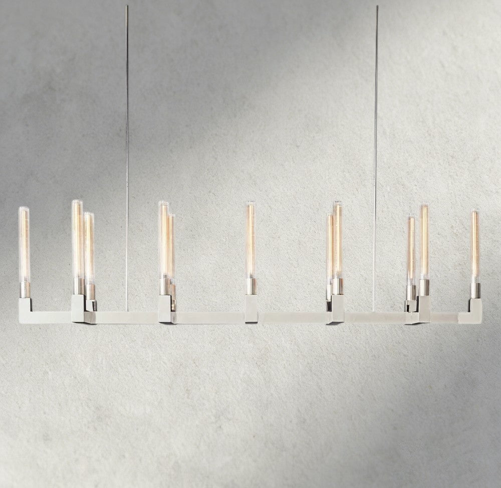 Cennela Linear Chandelier 55", 67" - Zelno Lighting