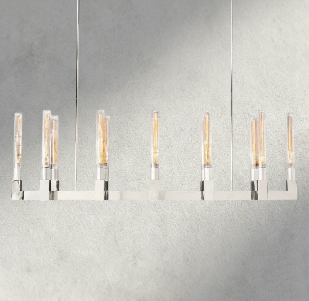 Cennela Linear Chandelier 55", 67" - Zelno Lighting