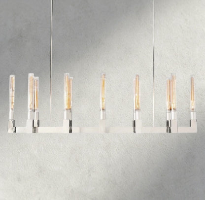 Cennela Linear Chandelier 55", 67" - Zelno Lighting
