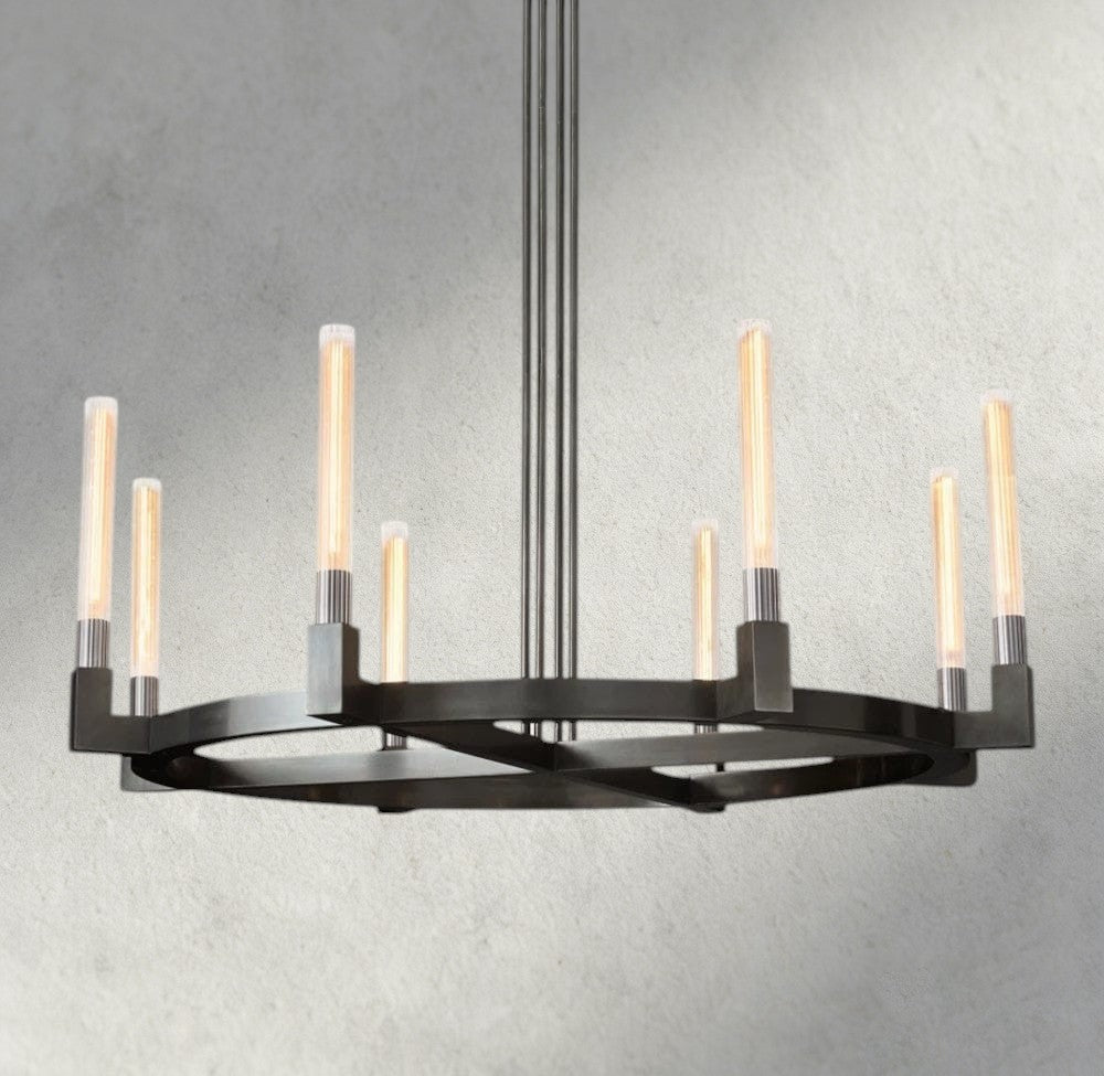 Cennela Round Chandelier 36", 48", 60", 72" - Zelno Lighting