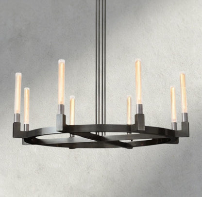 Cennela Round Chandelier 36", 48", 60", 72" - Zelno Lighting