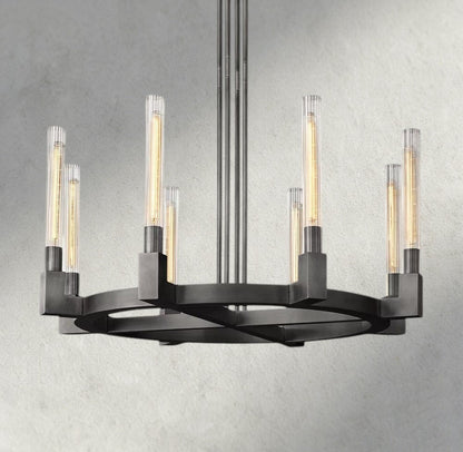 Cennela Round Chandelier 36", 48", 60", 72" - Zelno Lighting