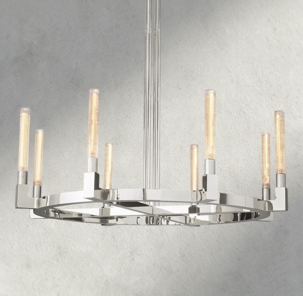 Cennela Round Chandelier 36", 48", 60", 72" - Zelno Lighting
