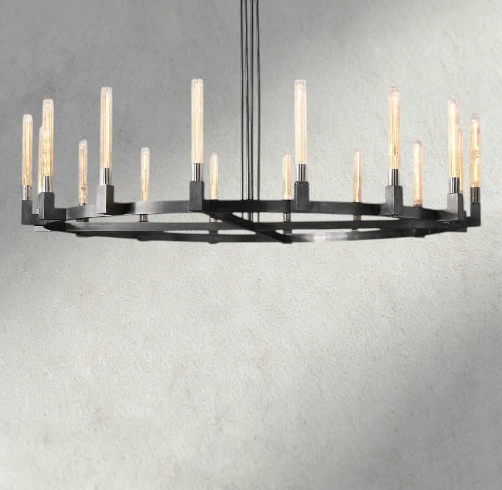 Cennela Round Chandelier 36", 48", 60", 72" - Zelno Lighting