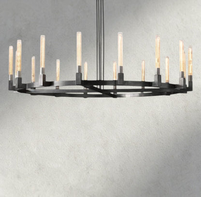 Cennela Round Chandelier 36", 48", 60", 72" - Zelno Lighting