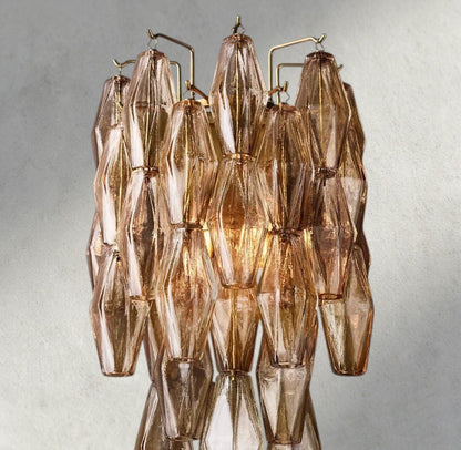 Chiaray CLEAR/ SMOKE GLASS SCONCE 19" - Zelno Lighting
