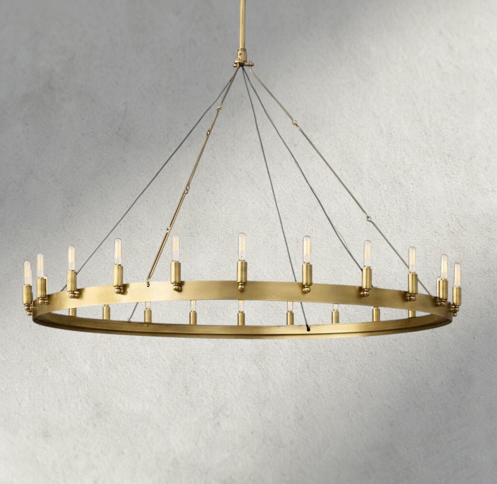 Cominv Round Outdoor Chandelier 26", 38", 50", 63", 73" - Zelno Lighting