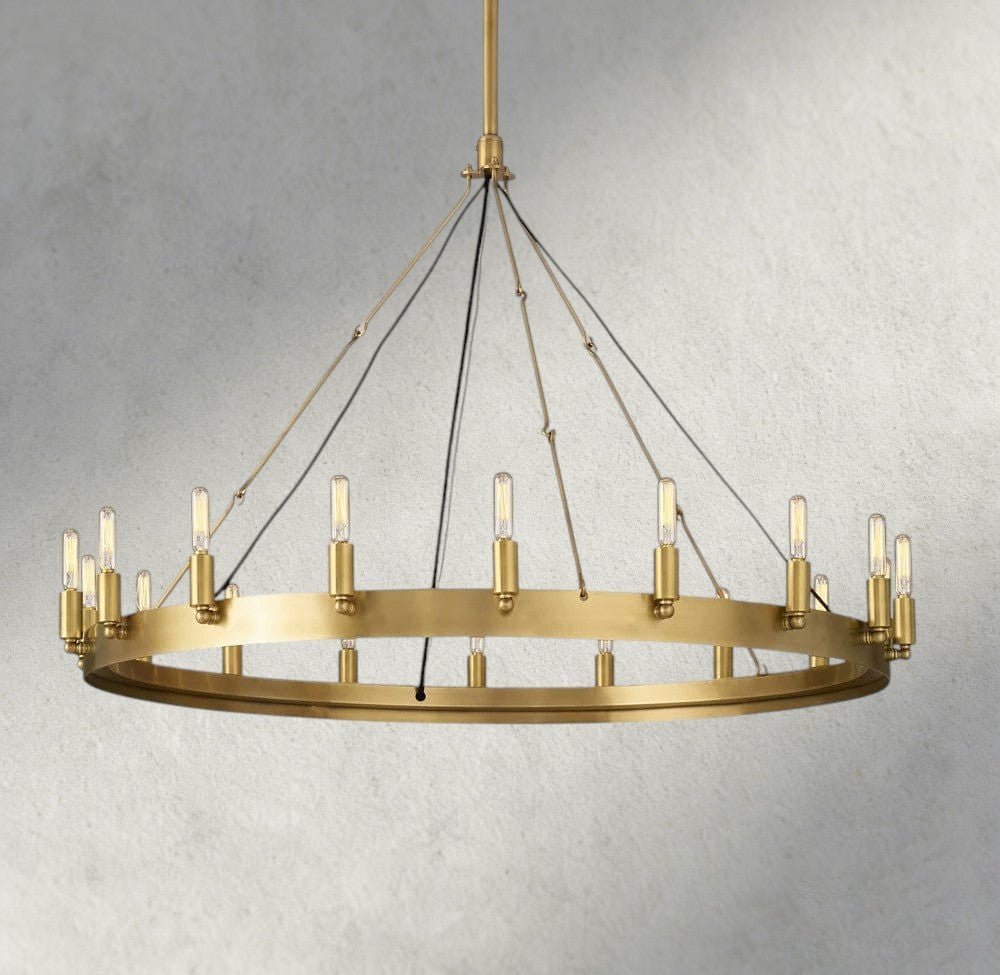 Cominv Round Outdoor Chandelier 26", 38", 50", 63", 73" - Zelno Lighting