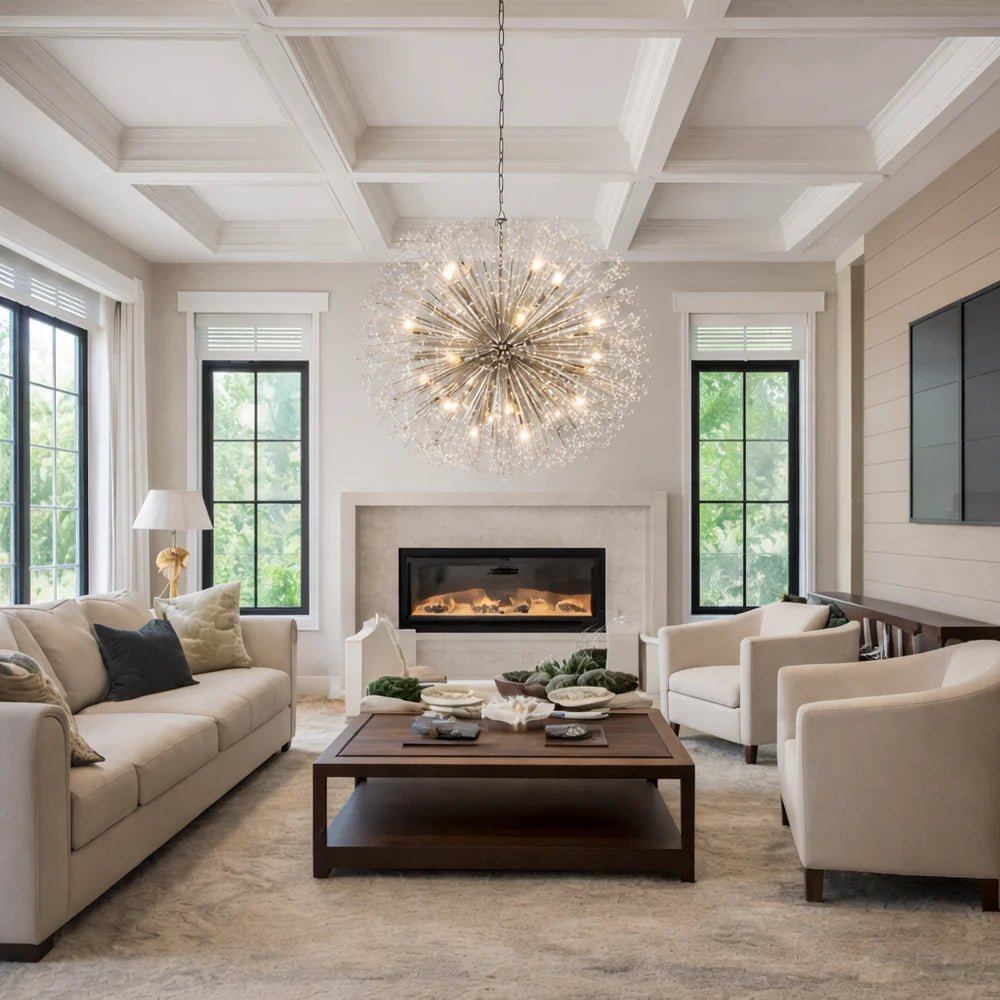 Dandelion Round Chandelier - Zelno Lighting