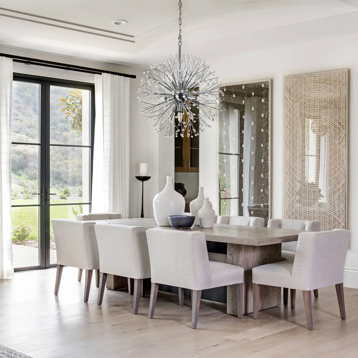 Dandelion Round Chandelier - Zelno Lighting